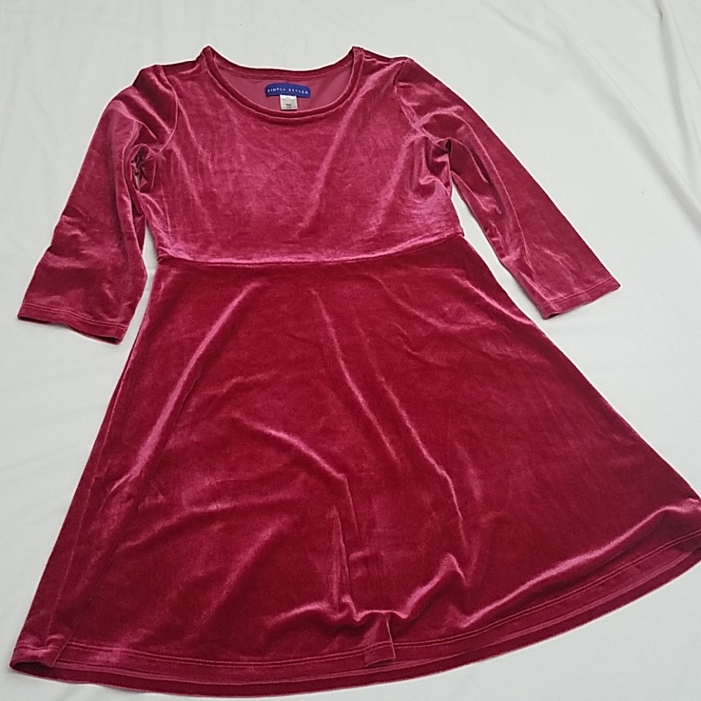 Simply Styled // Faux Velvet Dress